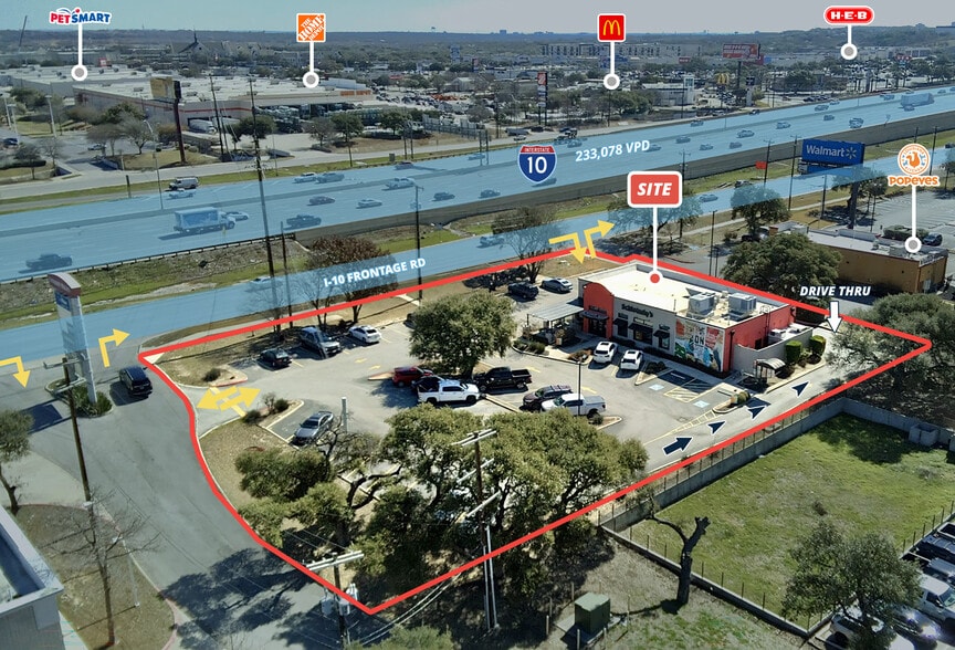 More Photos Of 12834 Interstate 10, San Antonio Fast Food For Lease