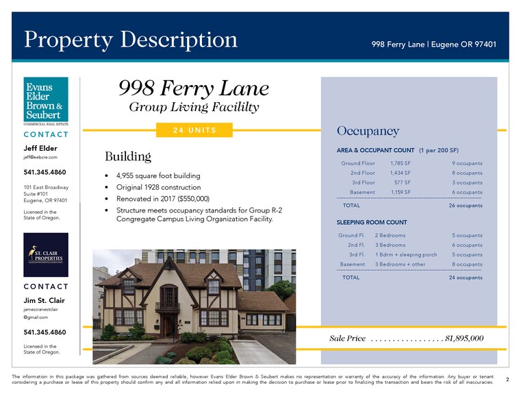 More Photos Of 998 Ferry Ln, Eugene Apartments For Sale