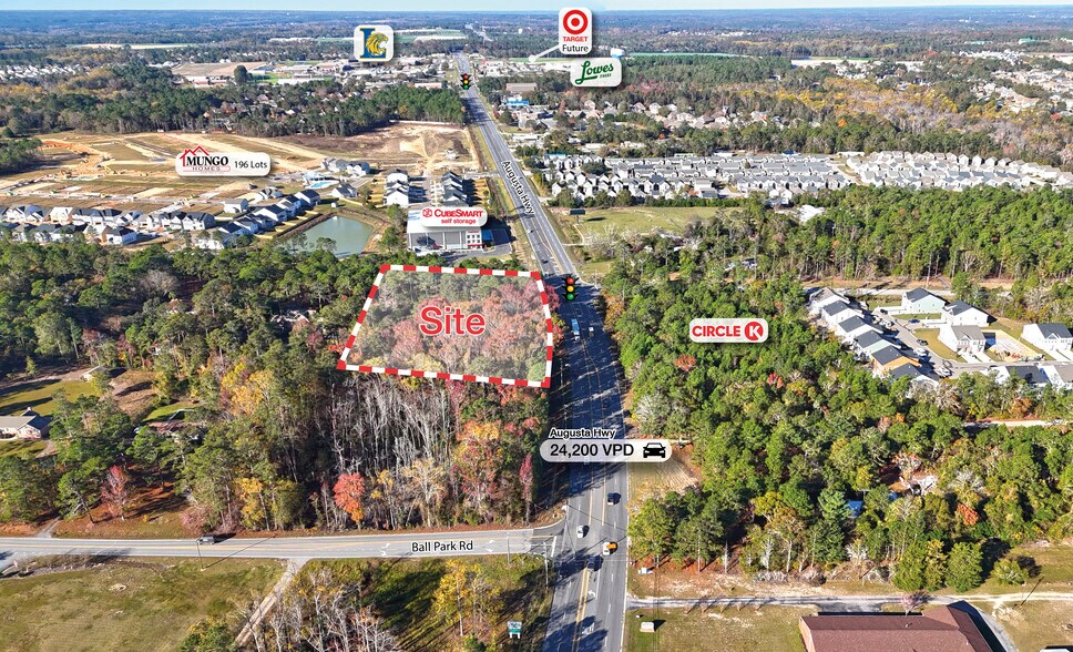 Primary Photo Of Augusta Hwy at Hermitage Rd, Lexington Land For Sale