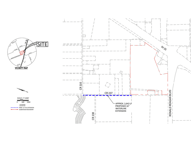 More Photos Of NW Corner I-35 / Ronald Reagan Blvd, Jarrell Land For Sale