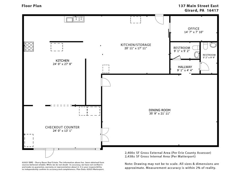More Photos Of 137 Main St E, Girard Restaurant For Sale