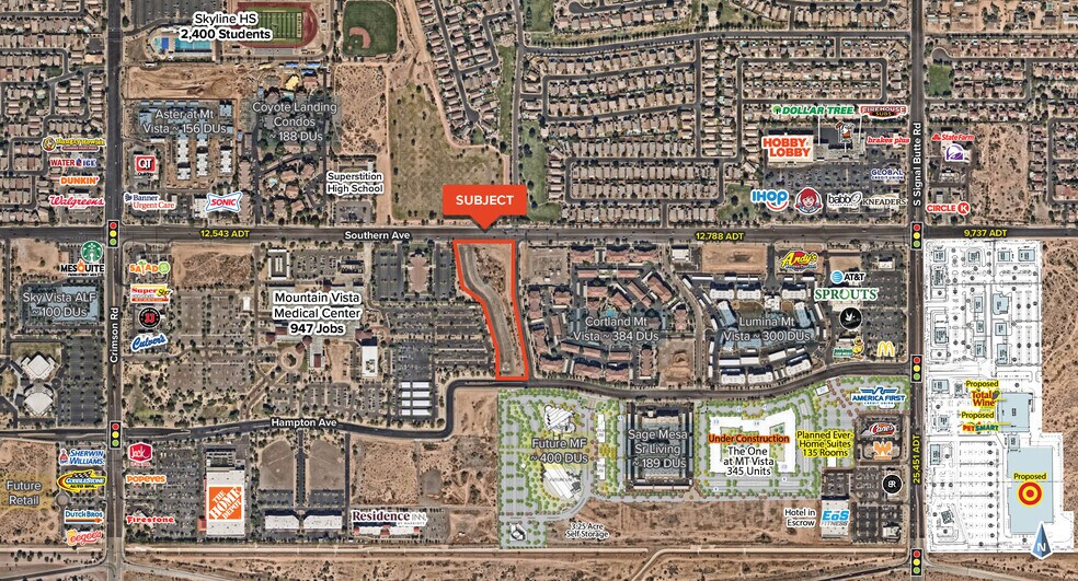 More Photos Of 10355 E Southern Ave, Mesa Land For Lease