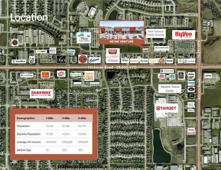 More Photos Of 653 NE Venture Dr, Waukee General Retail For Lease