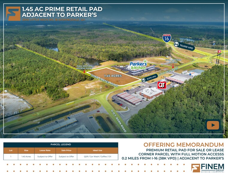 Primary Photo Of 2905 Little Neck Rd, Bloomingdale Land For Lease
