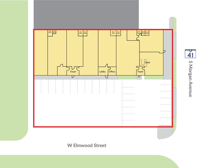 More Photos Of 10 S Morgan Ave, Andrews Office For Sale