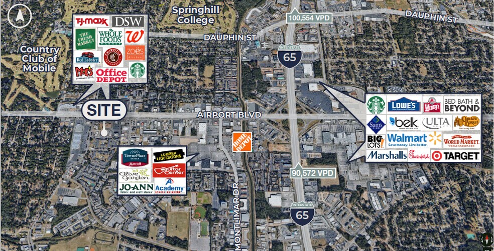 More Photos Of 3929 Airport Blvd, Mobile Office For Lease