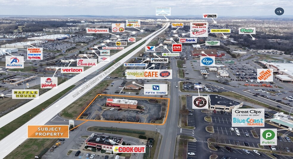 More Photos Of 489 Sam Ridley Pky, Smyrna Fast Food For Lease