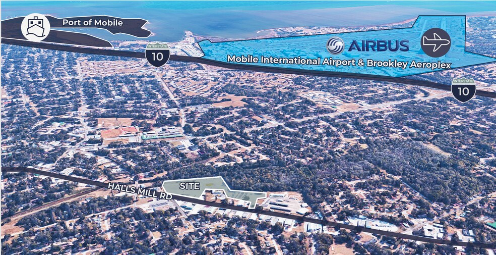 More Photos Of 2223 Halls Mill Rd, Mobile Land For Lease