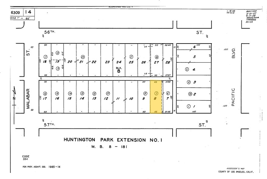 More Photos Of 2549 E 57th St, Huntington Park Land For Sale