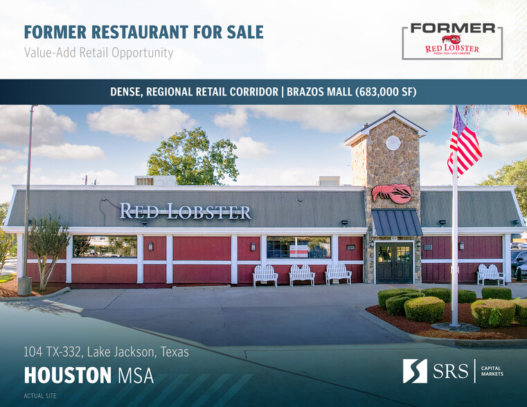 Primary Photo Of 104 Highway 332 W, Lake Jackson Restaurant For Sale