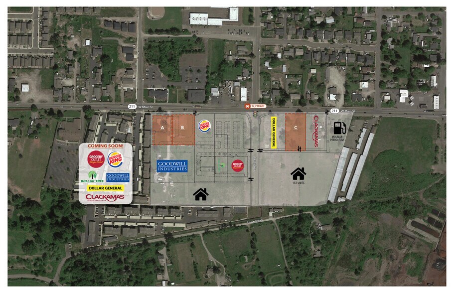 More Photos Of W Main St & Leroy Ave, Molalla General Retail For Lease