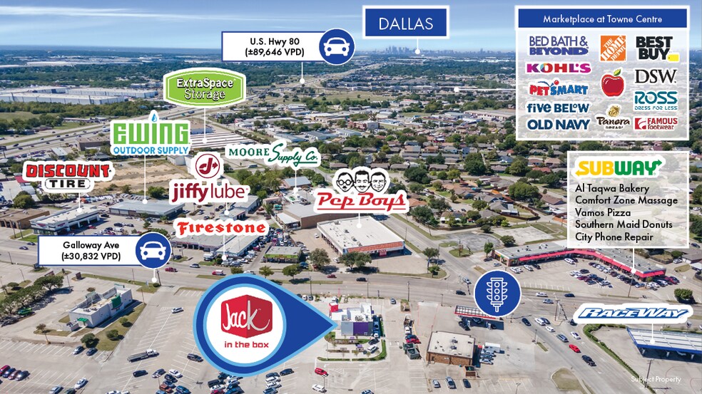 2312 N Galloway Ave, Mesquite, TX 75150 Fast Food For Sale