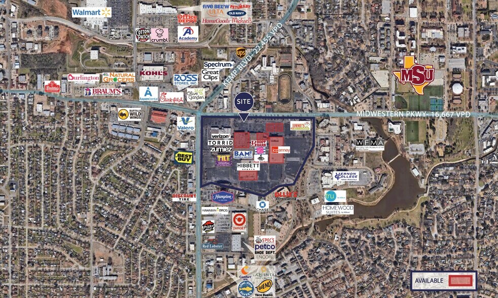 More Photos Of Midwestern Pkwy and Kemp Blvd, Wichita Falls Land For Sale