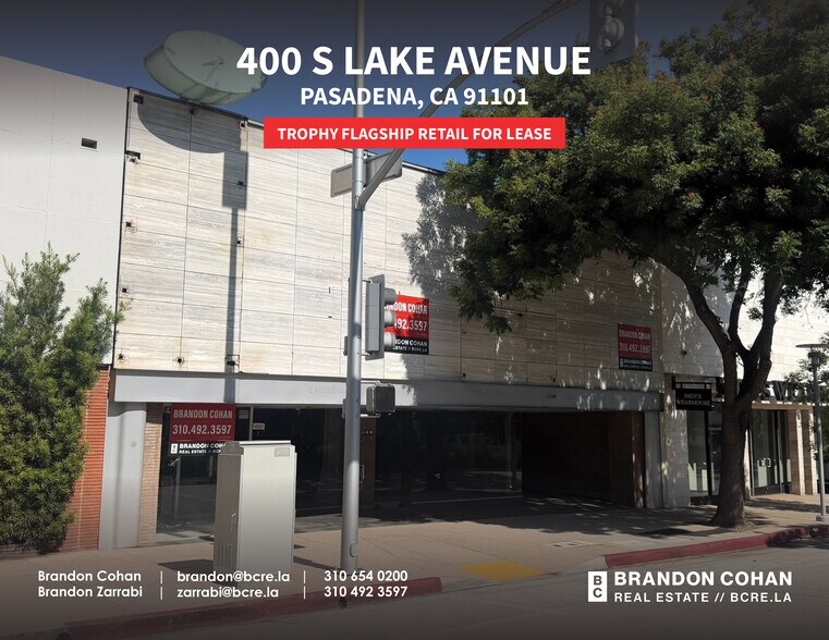 Primary Photo Of 396-400 S Lake Ave, Pasadena Storefront For Lease