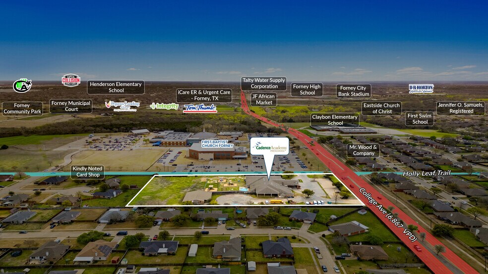 More Photos Of 929 College St, Forney Daycare Center For Sale