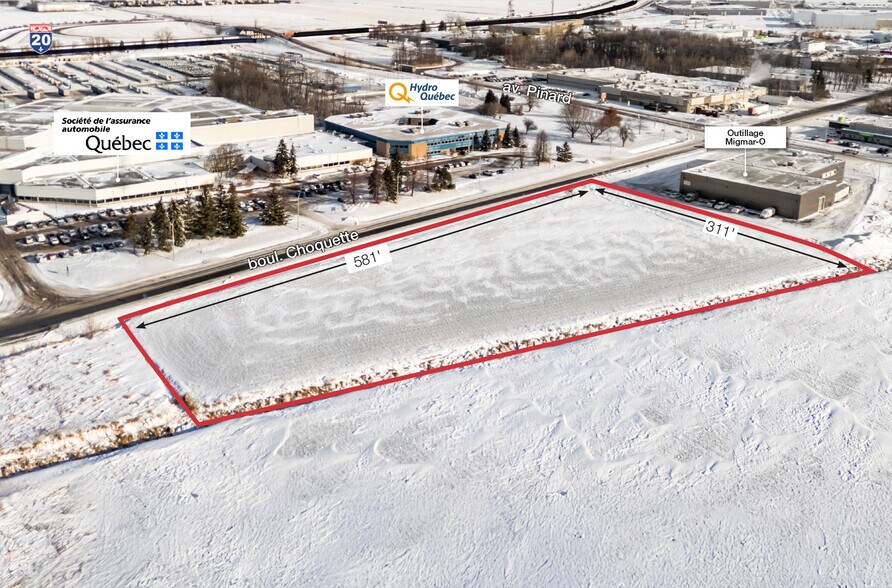 Primary Photo Of 7229 Boul Choquette, Saint-hyacinthe Land For Sale