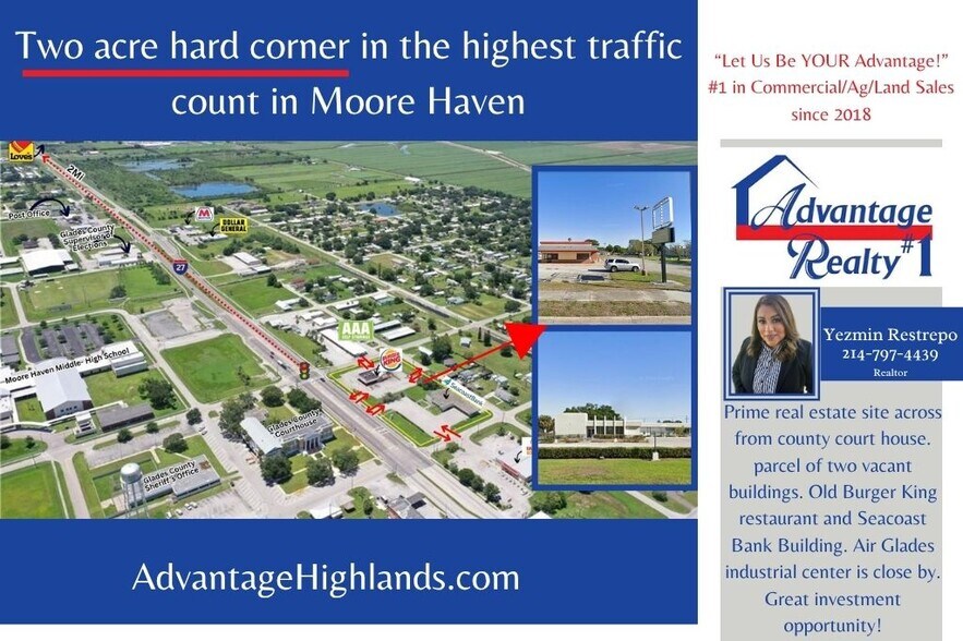 Primary Photo Of 599 US 27 hwy, Moore Haven Office For Sale