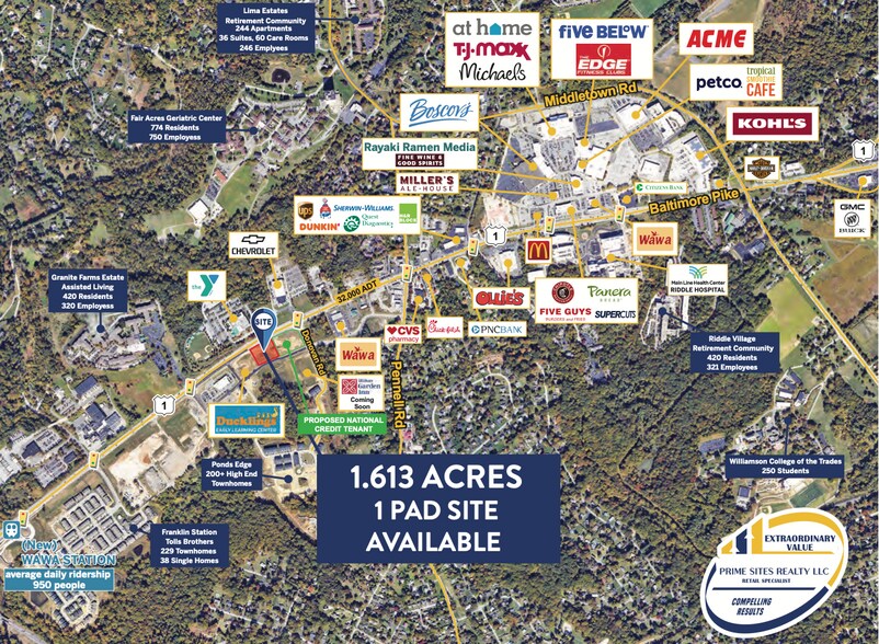Primary Photo Of 1278 W Baltimore Pike, Media Land For Lease