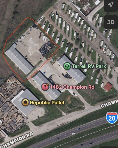 More Photos Of 1472-1482 Champion Rd, Terrell Warehouse For Lease