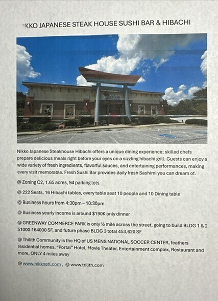 More Photos Of 1532 Hwy 74, Tyrone Restaurant For Sale