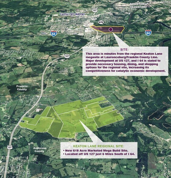 More Photos Of I-64 & U.S. 127 Hwy, Frankfort Land For Lease