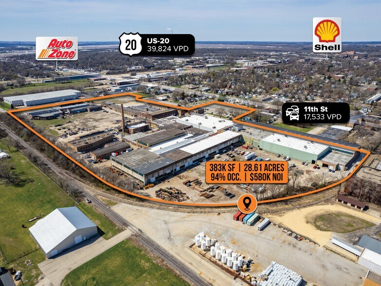 Primary Photo Of 2136 12th St, Rockford Industrial For Sale