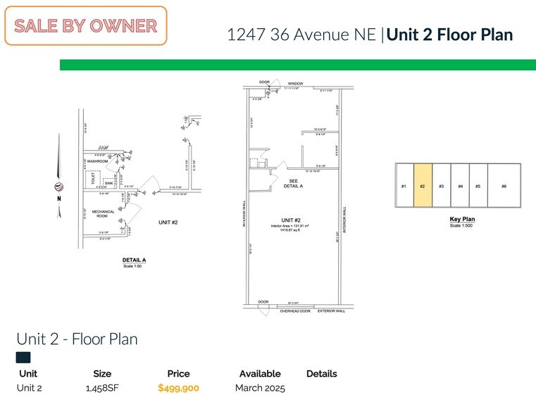 More Photos Of 1247 36th Ave NE, Calgary Warehouse For Sale