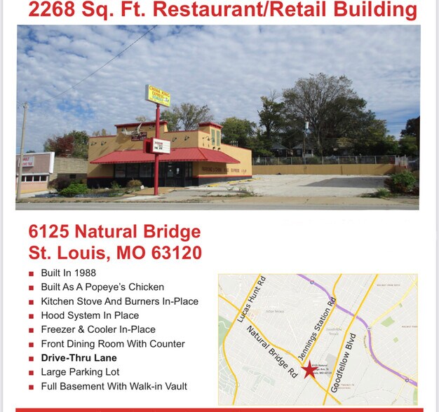More Photos Of 6125 Natural Bridge Ave, Saint Louis Bar For Lease