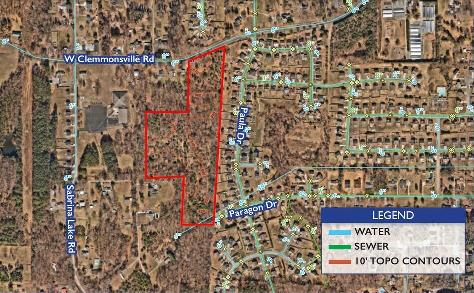 More Photos Of 1950 Clemmonsville rd, Winston-Salem Land For Sale