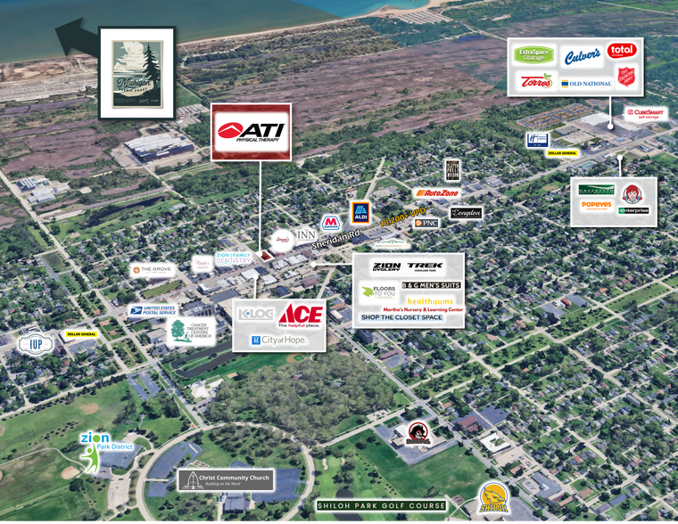 More Photos Of 2701 Sheridan Rd, Zion Freestanding For Sale