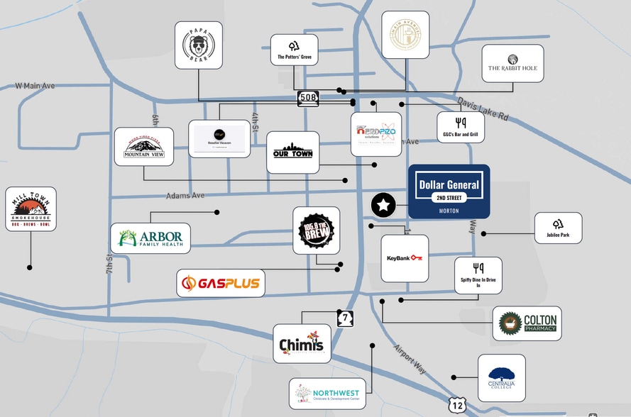 More Photos Of 303 2nd St, Morton Freestanding For Sale