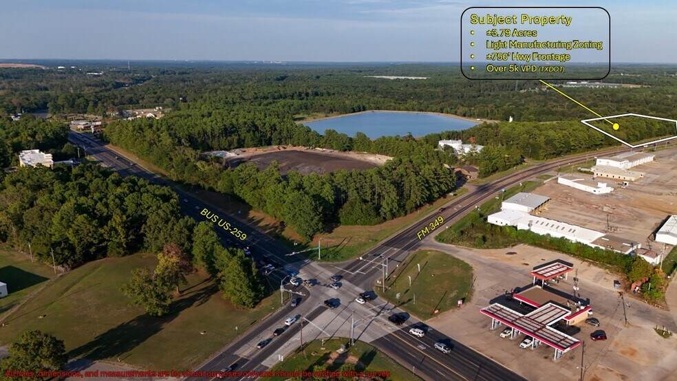More Photos Of 3303 & 3363 FM 349, Kilgore Land For Sale