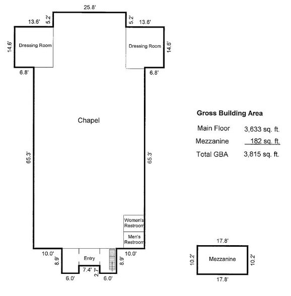 More Photos Of 223 E Market St, Johnson City Religious Facility For Lease