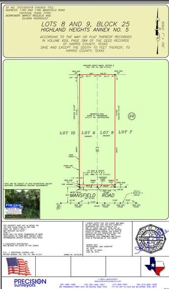 More Photos Of 1716 Mansfield st, Houston Land For Sale