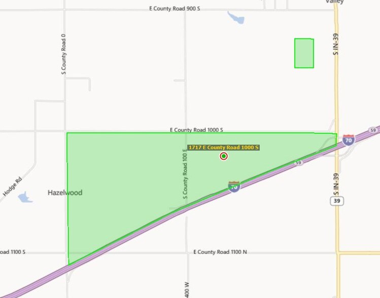 More Photos Of 1717 E County Road 1000 S, Clayton Land For Lease
