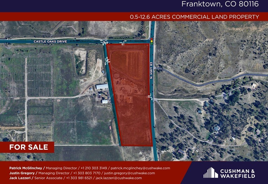 Primary Photo Of Parker Rd And Castle Oaks Rd, Castle Rock Land For Sale
