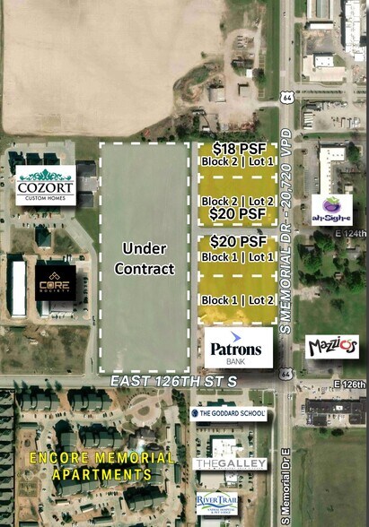 More Photos Of NWC of E 126th St S & S Memorial Dr, Bixby Land For Sale