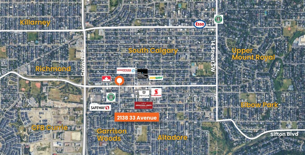 More Photos Of 2138 33 Av SW, Calgary Storefront Retail Office For Lease