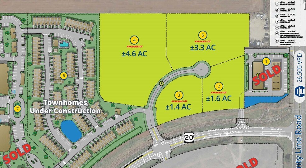 Primary Photo Of 10040 County Line Rd, Madison Land For Sale