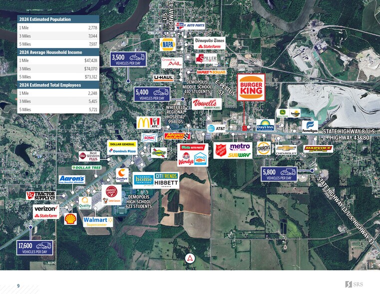 More Photos Of 1003 US Highway 80 E, Demopolis Fast Food For Sale