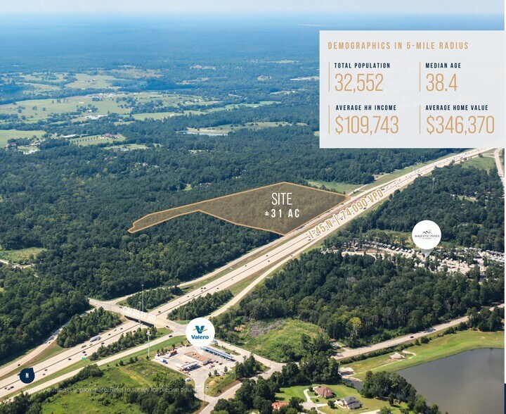 More Photos Of 1002 Interstate 45, Willis Land For Sale