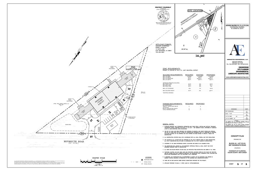 Primary Photo Of 887 Monmouth Road Rd, Plumsted Land For Sale