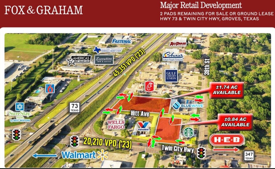 Primary Photo Of Twin City Highway, Groves Land For Sale