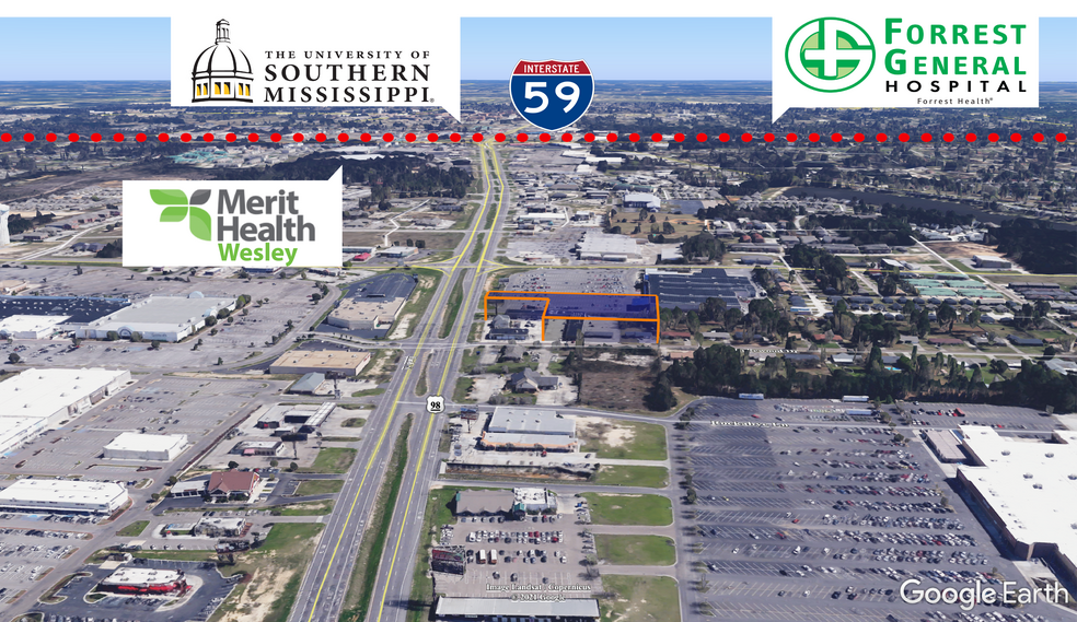 More Photos Of 6026-6030 Hwy 98, Hattiesburg Storefront For Lease