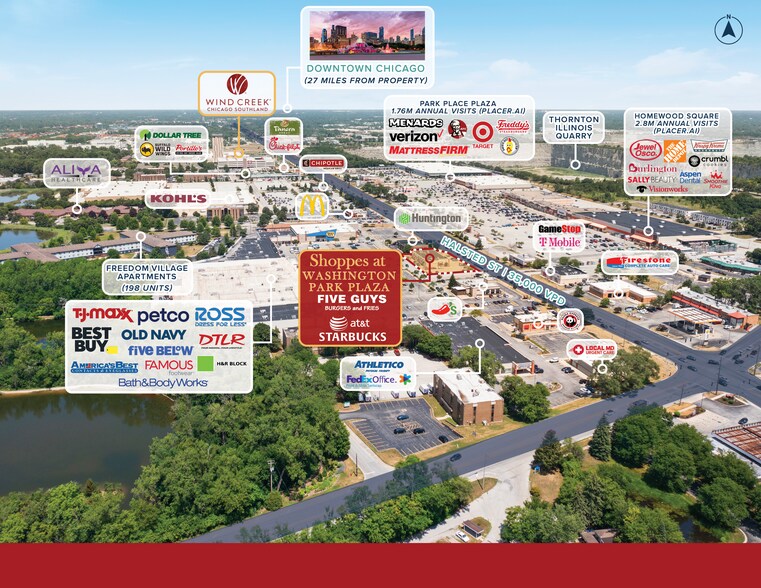 More Photos Of 17852-17860 Halsted St, Homewood General Retail For Sale