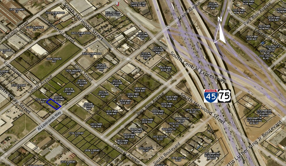 Primary Photo Of 1711 Al Lipscomb Way, Dallas Land For Sale