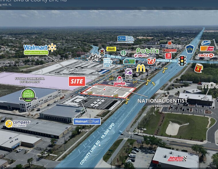 Primary Photo Of 10241 County Line Rd, Spring Hill General Retail For Lease