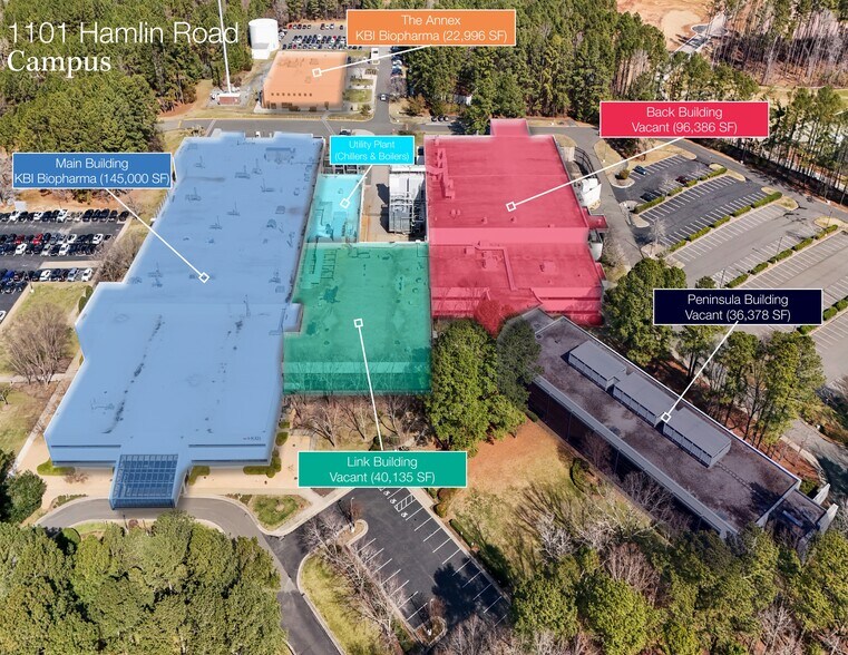 More Photos Of 1101 Hamlin Rd, Durham Research And Development For Lease