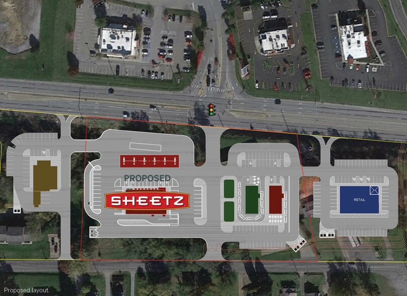 Primary Photo Of 2718 & 2722 Darlington Rd, Beaver Falls General Retail For Lease