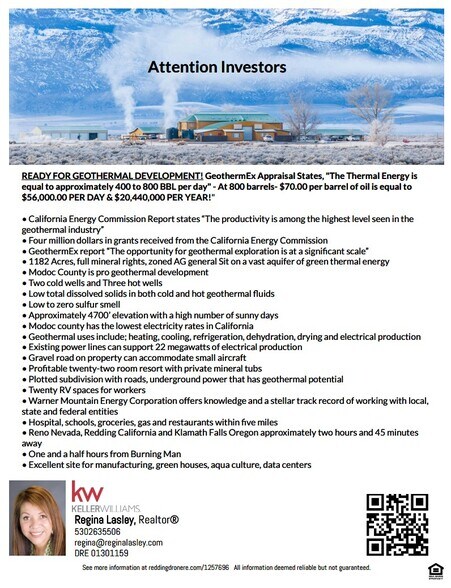 More Photos Of 67254 Highway 299 E, Cedarville Land For Sale